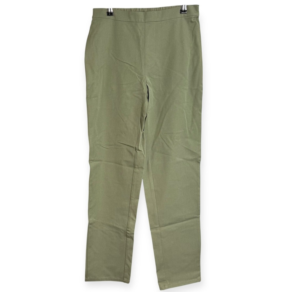 Isaac Mizrahi Live!‎ Women's Pull On 24/7 Stretch Knit Pants Size 4 Green